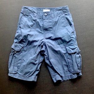 Blue Cargo Shorts